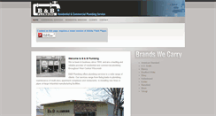 Desktop Screenshot of bbplumbingwi.com